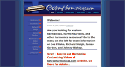 Desktop Screenshot of customharmonicas.com